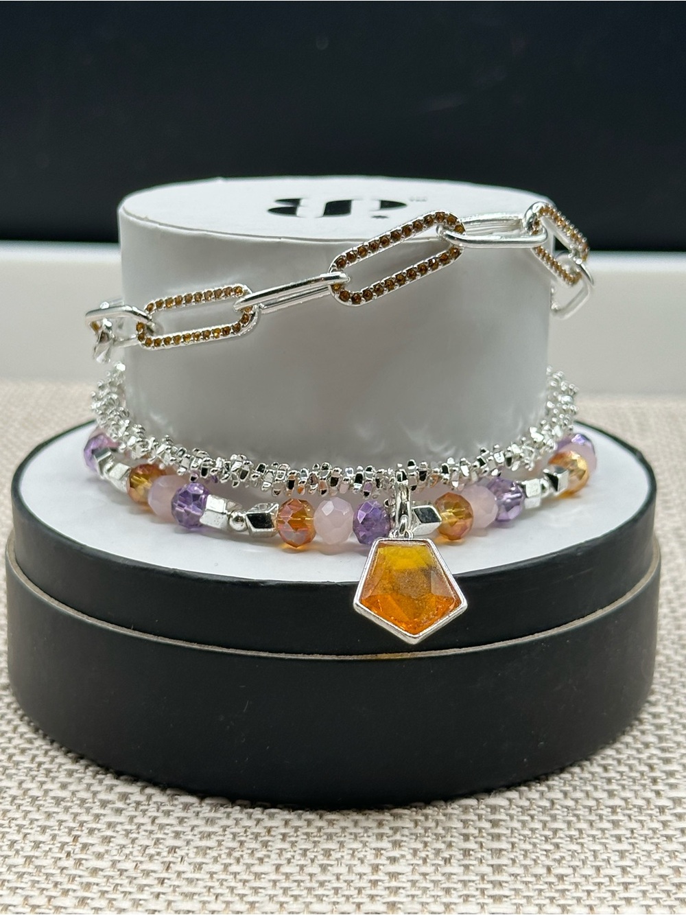 RBP7192 She’s Building her Empire bracelets Luxe Summer Stacks 2024 NWT - Picture 4 of 15